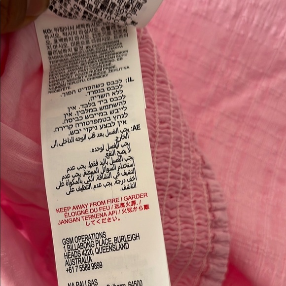 BILLABONG Pink Ruched Crop Top - Picture 10 of 10